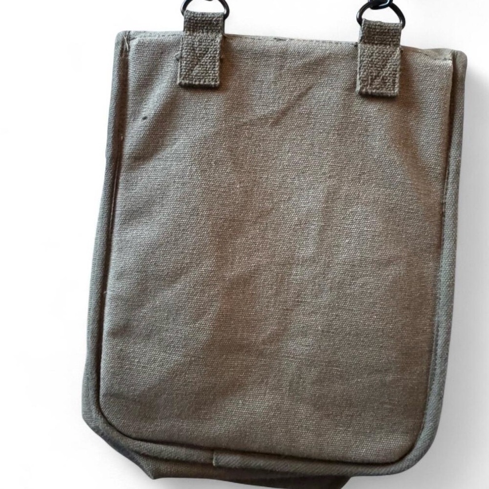 Vintage Khaki “STRAND BOOKS” Canvas Crossbody Bag - Picture 7 of 9